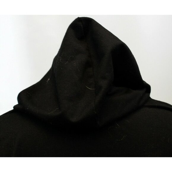 Rapture Star Black Panda Sweatshirt Hoodie Women's S Pink String Accent Pullover - Picture 6 of 11